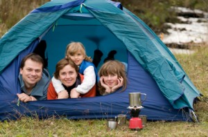 family vacations are a time for bonding and fun - consider a family camping trip