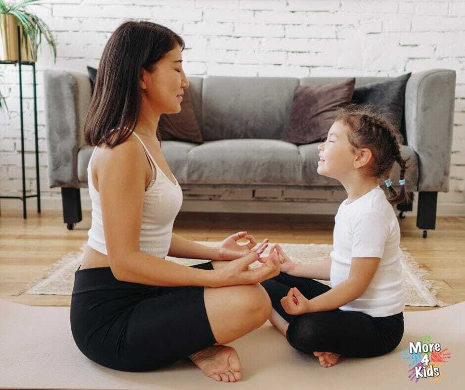 Mindfulness - mom and daughter