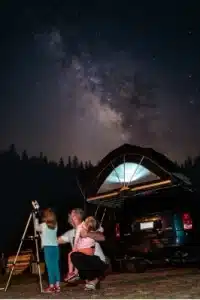stargazing with dad on fathers day