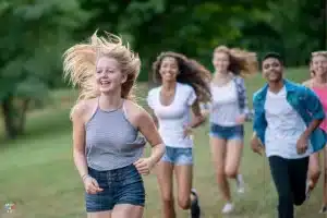 teens running and staying active